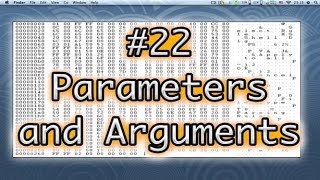 Parameters and Arguments. Computer Programming Basics #22