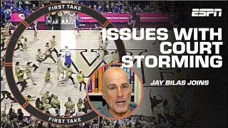 Jay Bilas offers STERN THOUGHTS on court storming to Stephen A. & Shannon Sharpe