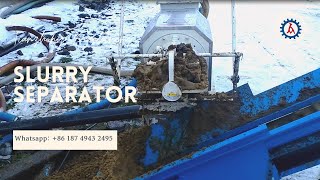 Slurry separator machine video from Ireland customer