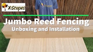 Backyard X-Scapes Natural Jumbo Reed - Unboxing and Installation