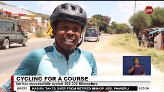 A Starehe School alumni cycles from Egypt to South Africa to raise funds for education