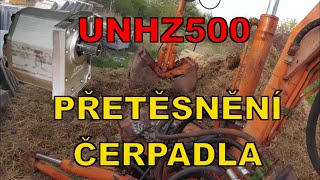 Přetěsnění hydraulického čerpadla UNHZ500 - Nakladač začal makat jako novej!