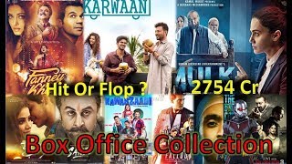 Box Office Collection Of Fanney Khan, Karwaan, Mulk, Dhadak, Sanju, Etc 2018
