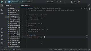 Python Tutorial Lambda Function