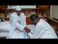 Ziar du President Amadou BA à Medina Gounass chez le khalife Thierno Amadou Tidiane BA