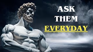5 (STOIC) Questions that will CHANGE your LIFE | Self-Improvement  #stoicwisdom #stoicphilosophy