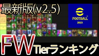 v2.5 Tierランキングをプロが徹底解説　FW編【eFootball2023】