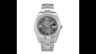 Rolex Datejust 41 Wimbledon 126334 4K Watch Review