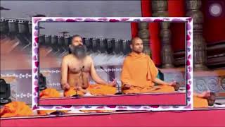 One small session with Yogarushi Param Poojya swamiji Ramadev Baba.