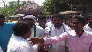 Polavaram YSRCP MLA Candidate Balaraju in Election campaign at Jangareddygudem