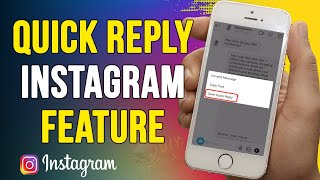 How To Use Quick Replies For Instagram Dms | Quick Replies For Direct Messages | Do It Yourself.