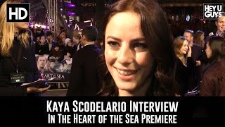 Kaya Scodelario Premiere Interview - In the Heart of the Sea