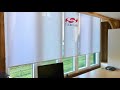 printed roller motorised blind