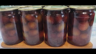 Маринованные сливы на зиму , без стерилизации / Pickled plums for winter , without sterilization