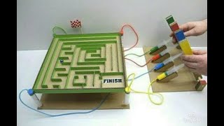 Home made maze game!! 😊😊 Hydraulic maze✌✌