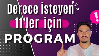 Derece İsteyen 11'lere Program #yks2026 #11.sınıf #yks