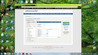 Tutorial on how to use the Lifestyle database of Reference USA.