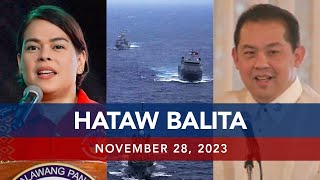 UNTV: HATAW BALITA  |  November 28, 2023