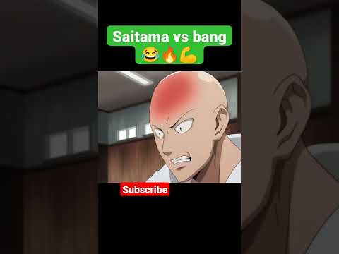 saitama vs bang funny moment️ #saitama #badass #funny