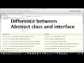 Java Tutorial for Beginners Series 2016 - Interface | Abstract   in Java # 44