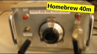 Homebrew 40m SSB transceiver - receiver demo