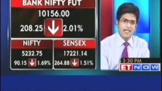 Markets close in red, Sensex down over 260 points