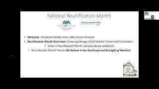 Experiences in the Reunification Process