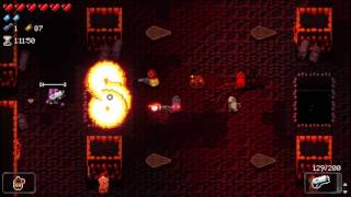 gungeon 彈幕太濃了，撐住阿ps4 pro(cv：布萊特艦長)可惜最後還是當了...