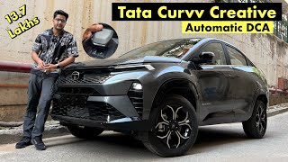 Tata Curvv Creative 1.2 DCA Automatic Variant @13.7 Lakhs - Interiors , Features \u0026 On Road Price ?