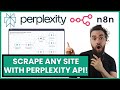 Access Perplexity API In n8n To Scrape Live Website Data Through HTTP Request Authorization 🤖