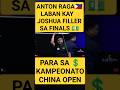 ANTON RAGA para sa KAMPEONATO NG 2023 China 9ball Open. vs #joshuafiller