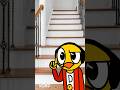 You can’t fall down the stairs #animation #memes #funny #duck #animationmemes