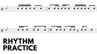 Snare Rhythm Practice - Play Along
