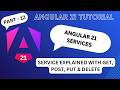 Services explained | angular 21 tutorial for beginners