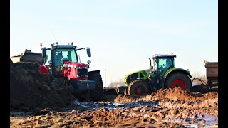 Modderen! | Grondverzet 2020 | 6-tal transport trekkers | Nikkels bv | Apeldoorn, NL