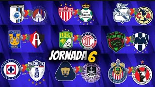 FECHAS, HORARIOS y CANALES para la JORNADA 6 LIGA MX CLAUSURA 2025 ✅🔥 CALENDARIO JORNADA 6 LIGA MX