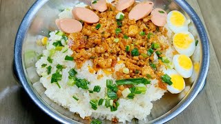 XÔI MẶN - Cách làm Xôi Mặn Thịt Bằm dẻo ngon đúng hương vị để bán và ăn - @TÚLÊMIỀNTÂY