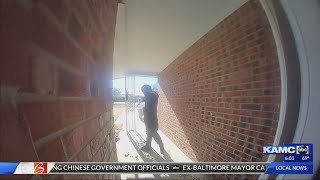 Porch pirates caught on camera stealing from West Lubbock home