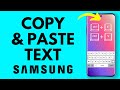 How to Copy & Paste Text on Samsung Phone - Easy Guide