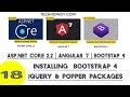 Installing Bootstrap 4 | jQuery | Popper.Js NPM Package for Angular 7