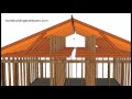 how to convert existing truss roof flat ceiling to vaulted ceiling using rafters post and beam