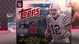 Hai's 2015 Topps JUMBO Football 2 Box Break