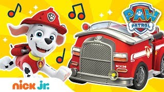 Sing Along to 'Hurry, Hurry, Drive the Fire Truck' ft. Marshall 🚒 | Sing-Along | Nick Jr.
