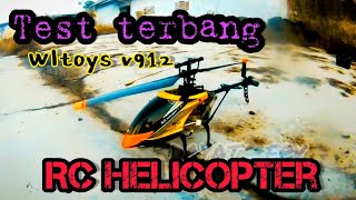 Wltoys V912 RC HELICOPTER Test Terbang