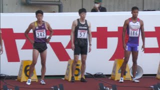 男子110mH予選２組　日本選手権2020