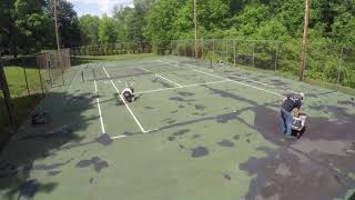 Tennis Court Resurfacing - Private Court | Lexington, NC