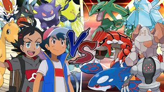 Pokemon Battle Theme: Ash and Goh Vs Hoenn Legendaries