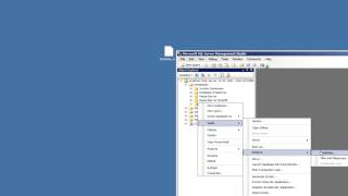 How to Restore database on SQL 2008