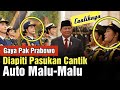 Cantiknya! Detik-Detik Pasukan Wanita China Jemput Pak Prabowo