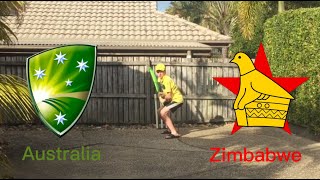 Australia vs Zimbabwe | Backyard Cricket #cricket #short #cricketshort
